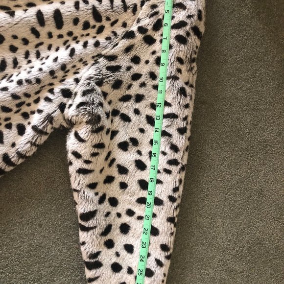 Faux Fur Animal Print Coat - Picture 2 of 4